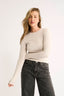 Carina Classic Long Sleeve - Oatmeal Marle