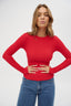 Carina Classic Long Sleeve - Radiant Red