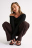 Chelsea Off Shoulder Long Sleeve - Black