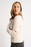 Chelsea Off Shoulder Long Sleeve - Oatmeal Marle