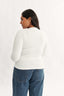 Carina classic long sleeve top women's ribbed stretch cotton