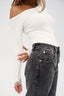 womens white off shoulder long sleeve top