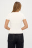 womens crew neck white tshirt