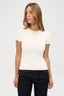 womens crew neck white tshirt