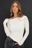 Margot Boat Neck Long Sleeve - Powder