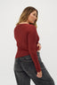 Margot Boat Neck Long Sleeve - Brick