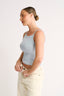 Nara Square Neck Tank Stone Blue - Final Sale