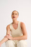 Noelle Racer Tank Putty - Final Sale