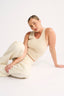 Noelle Racer Tank Putty - Final Sale