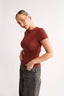 Jenna T-Shirt - Brick