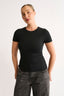 Jenna Crew Neck T-Shirt - Black
