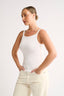 Nara Square Neck Tank Powder - Final Sale