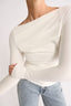 Margot Boat Neck Long Sleeve - Powder