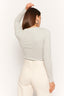 Carina Long Sleeve Grey Marle - Final Sale