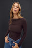 Margot Boat Neck Long Sleeve - Pecan