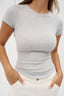 Clara Classic T-Shirt Pewter Marle - Final Sale
