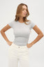 Clara Classic T-Shirt Pewter Marle - Final Sale