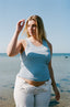 Noelle Racer Tank Stone Blue - Final Sale