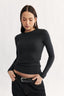 Carina Long Sleeve Charcoal Marle
