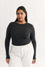 Carina Long Sleeve Charcoal Marle