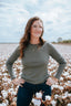 Harvee Relaxed Long Sleeve Thyme - Final Sale