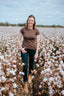 Harvee Relaxed T-Shirt Chestnut - Final Sale