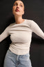 Carina Classic Long Sleeve - Oatmeal Marle