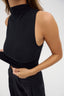 Emily Mock Neck Tank Black