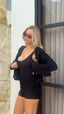 Sonny Zip Jacket Black