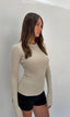 Carina Classic Long Sleeve Oatmeal Marle