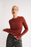 Jenna Long Sleeve - Brick