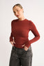 Jenna Long Sleeve - Brick