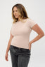 womens crew neck tshirt chai