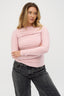 Womens pink long sleeve top