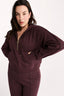 Percy Quarter Zip Jumper Merlot