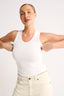 Noelle Racer Tank Powder - Final Sale