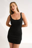 Harper Scoop Dress - Black