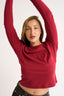 Harvee Relaxed Long Sleeve - Berry