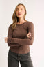 Harvee Relaxed Long Sleeve - Chestnut