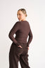 Margot Boat Neck Long Sleeve - Pecan
