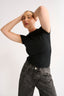 Jenna Crew Neck T-Shirt - Black