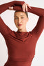 Margot Boat Neck Long Sleeve - Brick