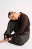 Jenna Crew Neck Long Sleeve - Pecan