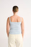 Nara Square Neck Tank Stone Blue - Final Sale