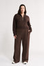 Percy Quarter Zip Jumper Espresso