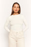 Carina Classic Long Sleeve Powder - Final Sale