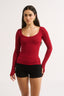 Nat Scoop Long Sleeve Currant