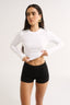 Carina Classic Long Sleeve Optic White