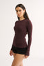 Carina Classic Long Sleeve Cabernet