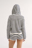 Sonny Zip Jacket Navy Stripe - Final Sale